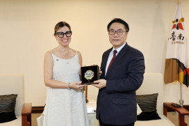 美國中西部議會領袖團首訪台南！黃偉哲接待，聚焦農業半導體交流