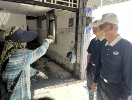 馬太鞍溪災後光復鄉 慈濟發 1.3 億慰問金助重建