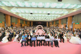 102對新人攜手珍愛永恆 聯合婚禮市府浪漫登場！