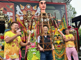 大溪社頭文化百年傳承成果發表　蘇俊賓扛神將力挺