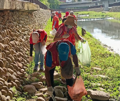 雲林榮服處榮欣志工慶榮民節淨溪行動回饋社會