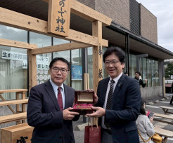 黃偉哲首訪平戶市 台南物產閃耀秋之城下祭