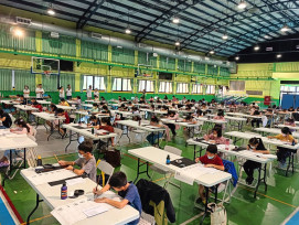 慈護宮酬恩五朝圓醮系列活動 舉辦書法比賽二百人與會