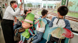有愛無礙同行！星奇兒創藝協會結合淡水旅學堂 帶小朋友暢遊淡海輕軌
