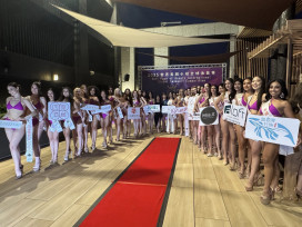 世界美顏小姐泳裝賽台南登場，國際佳麗綻放光彩
