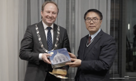台南市長黃偉哲訪荷蘭友誼市阿梅爾市 以歷史情誼開展台荷科技新篇