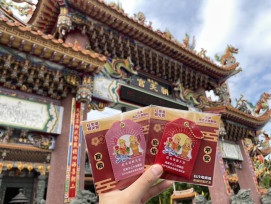 白沙屯媽祖駐駕高雄 小港醫院與朝天宮推全台首創聯名平安符