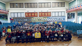 中彰榮家張燈結綵迎佳節 聖誕天使傳福音