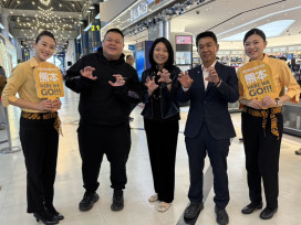 許智傑搭台灣虎航熊本首航班機　推動「台積電鐵三角」城市外交