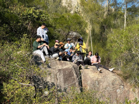 金中地景與環境系列  學子羊角古道完成撼動人心土地速寫課