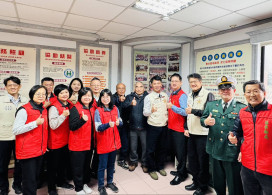 苗栗榮服處感謝郵局送愛關懷榮民眷暨參訪榮民文物館