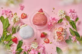 打造冬日溫柔甜點風景  雪系町生ドーナツ「夢幻草莓季」誠品南西快閃登場