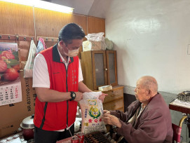 屏東榮服處關懷榮民眷致贈民生物資傳遞溫暖