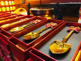 旗山天后宮推金鏟子求子活動  攜手民政局推廣好孕文化