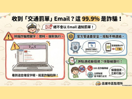 高雄市區監理所提醒：善用「監理服務APP」防詐騙