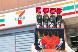 統一10大通路浪漫開賣 西洋情人節獻上逾7萬朵紅玫瑰 