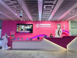 國門第一站遇見舒華！ A12桃園遊客中心改裝「舒華主題牆」驚艷亮相