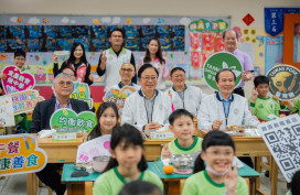 桃市免費營養午餐政策屆滿三載　張善政視察幸福國小肯定跨局處成果