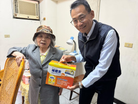 雲林榮服處攜手欣雲天然氣春節前慰問榮民遺眷