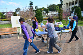 彰化榮家自衛消防併戰傷官兵收容安置演練 強化應變確保住民安全