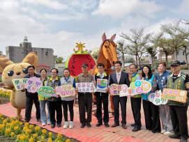 南檢社勞攜手社區 打造最美蜀葵風景 