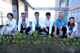 小港醫院植樹節ESG種福田 廚餘變肥打造綠色醫療