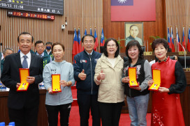 臺南4議員獲頒內政部資深績優民代