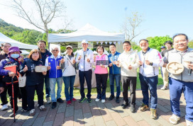 桃園植樹節打造綠色城市　張善政偕企業植樹推動國產材永續利用