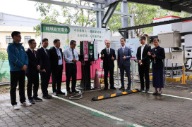 慈濟攜手企業實踐 100％ 太陽能充電全臺首座離網「全綠能充電示範站」新竹啟用！