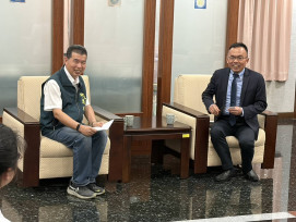 南市府重啟「再生水廉政平臺」 邱忠川拜會地檢署護航重大工程