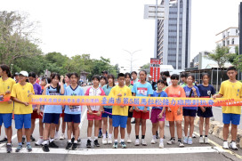 臺南馬拉松接力班際賽登場　1,500名學生展現團隊精神