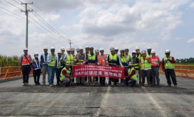 全台首創循環路基！台南推動瀝青刨除料回填新技術，嘉縣組團取經交流