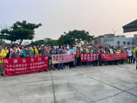 茄萣區公所號召百人淨灘　熱血守護海岸線再現潔淨風貌