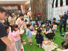 義享時尚廣場攜手消防局　小小消防員體驗夯翻兒童節