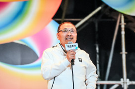 侯友宜攜民眾同慶　新北美術館周年活動嗨翻鶯歌