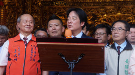 賴清德重返臺南武龍宮揭匾！憶 0206 震災度哽咽：感謝信仰撫平城市傷痕