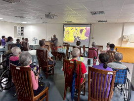 普直法師慈悲引領靜心法喜 彰化榮家梵音暖人心