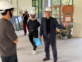 臺南新營全民運動館工程進度達 75％ 預計 8 月完工