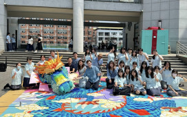 台中一中驚現巨大禮物盒！美術班30週年藝術節「藝箱天開」創意登場