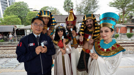 奇美博物館《埃及之王》逾15萬人次 連假憑票根兌限量Q版法老貼紙