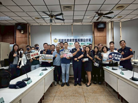 旗山分局守護路口安全  邀業者座談強化大型車管理