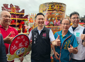桃竹苗三神首度合境巡安　蘇俊賓:海陸聯合遶境 發揚媽祖慈悲愛海信仰
