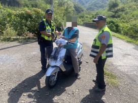 枋寮分局動員山義警深入原鄉清查 守護獅子春日山林治安