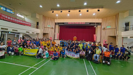 台南身障布袋球賽熱鬧登場　17隊近200人同場競技