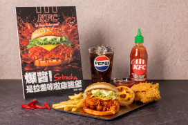 爆醬又酥脆！肯德基「爆醬！是拉差咔啦雞腿堡」5/19正式登場