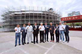安藤忠雄「童書之森‧臺中」上梁   打造森林與書香交織的閱讀樂園