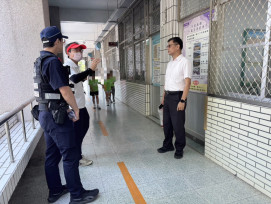 投票日維安倒數！枋寮分局長率隊實勘 嚴防干擾投票觸法行為