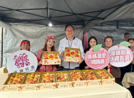 母親節送禮首選 桃園「媽媽樂桃桃-粉紅市集」開張 張善政現身推廣