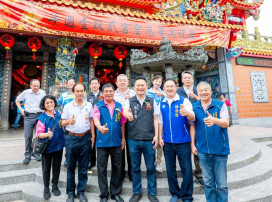 大溪慈聖宮平安福宴席開百桌　蘇俊賓：母親節為天上聖母祝壽 雙重祝福 喜氣加倍