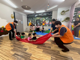 新北第3區早療中心舉辦團體遊戲　豐富幼童發展經驗、增進親子互動